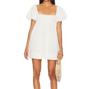 Free People white babydoll dress